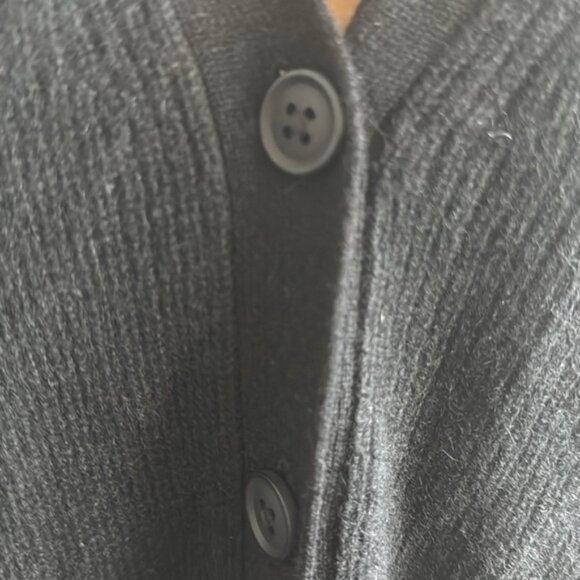 360 CASHMERE ​Cecile Cutout Cashmere Cardigan Black , Sz.M - Picture 6 of 11